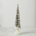 Snowy Wonderland Large LED Brush Tree in Glass