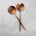 Gaze Copper Mirror 2-Piece Serve Set