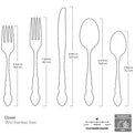 Dover 20 Piece Fine Flatware Set, Service For 4