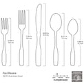 Paul Revere 5 Piece Fine Flatware Place Setting, Service For 1