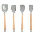 Beechwood/Grey Silicone 4 Piece Set