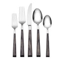 Coronado Charcoal 5 Piece Everyday Flatware Place Setting, Service For 1