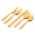 Aptitude Gold 20 Piece Everyday Flatware Set, Service For 4