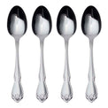 True Rose Everyday Flatware Teaspoons, Set Of 4