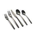 Beacon Black Satin 20-Piece Flatware Set, Service for 4