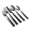 Eivin Black Marble 20-Piece Flatware Set