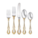 Golden Mandolina 45 Piece Fine Flatware Set, Service For 8