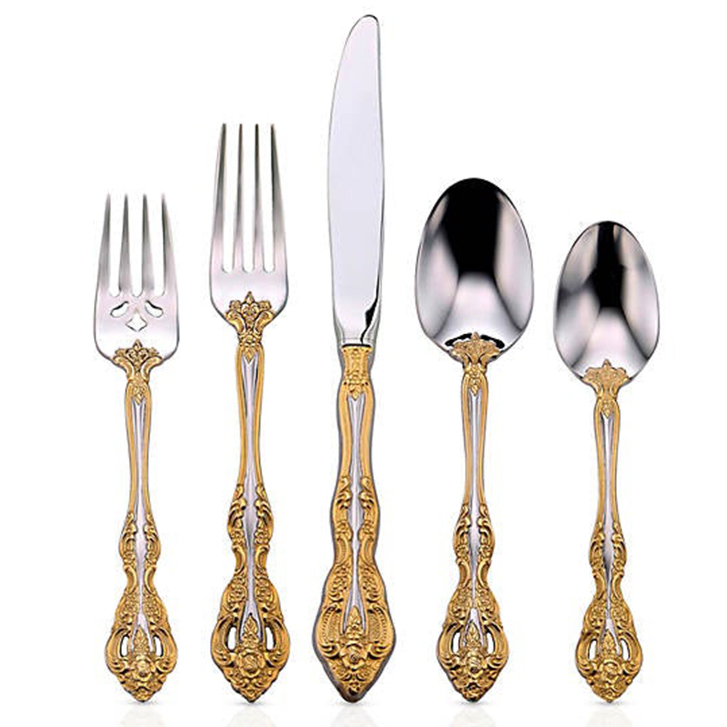 Luxury Box Golden shops Flatware Set