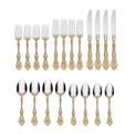 Golden Michelangelo 20 Piece Fine Flatware Set, Service For 4