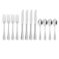 Satin Sand Dune 12 Piece Everyday Flatware Set, Service For 4