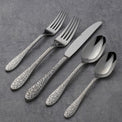 Ivy Flourish 20 Piece Fine Flatware Set, Service For 4