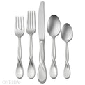 Satin Aquarius 5 Piece Fine Flatware Place Setting, Service For 1