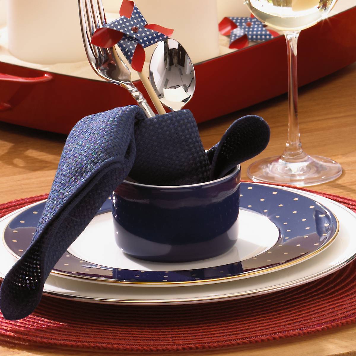 Federal Platinum 5-Piece Place Setting