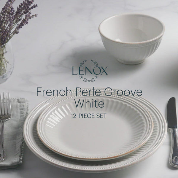 LX Collective Black 12-Piece Dinnerware Set – Lenox Corporation