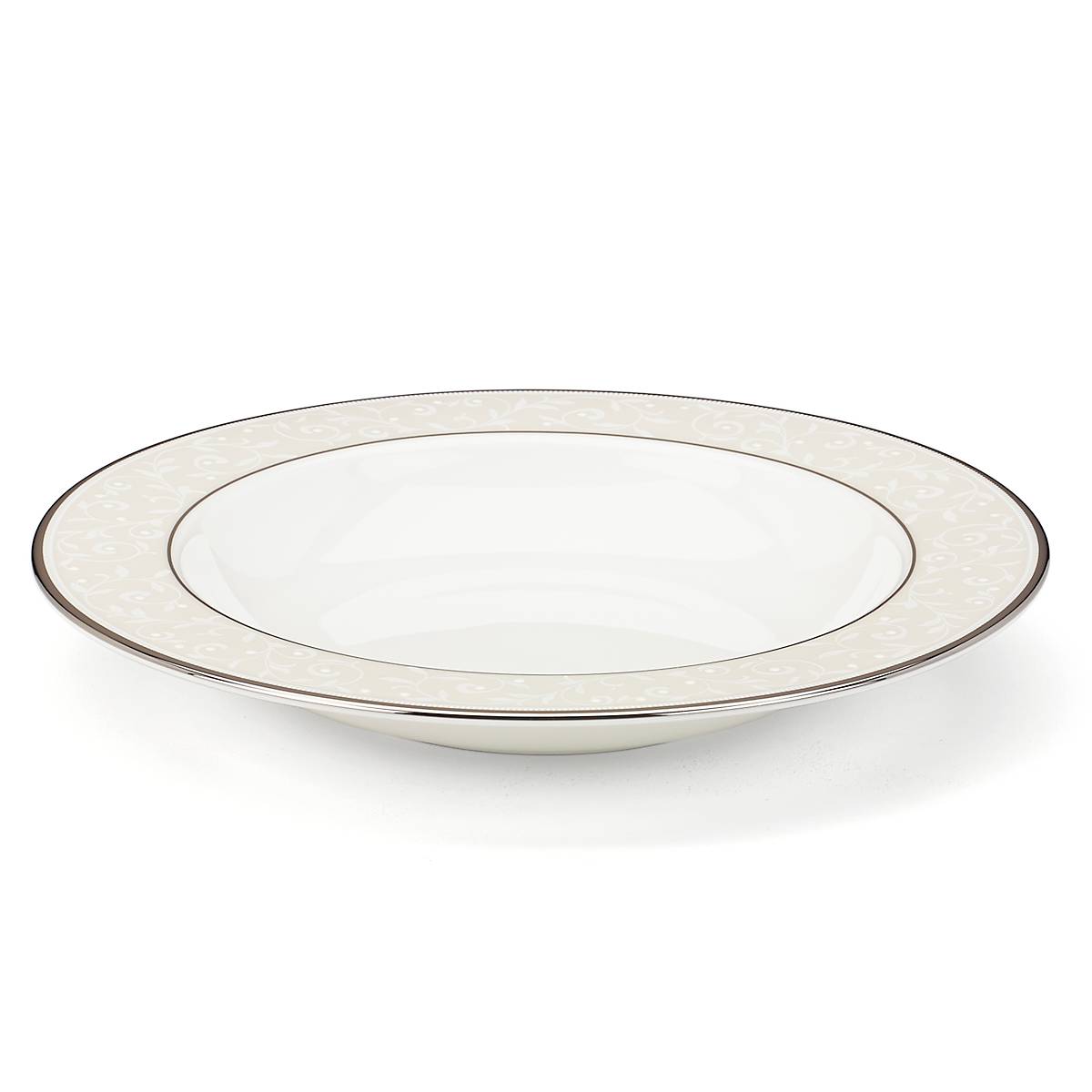 Opal Innocence™ Rimmed Bowl by store Lenox