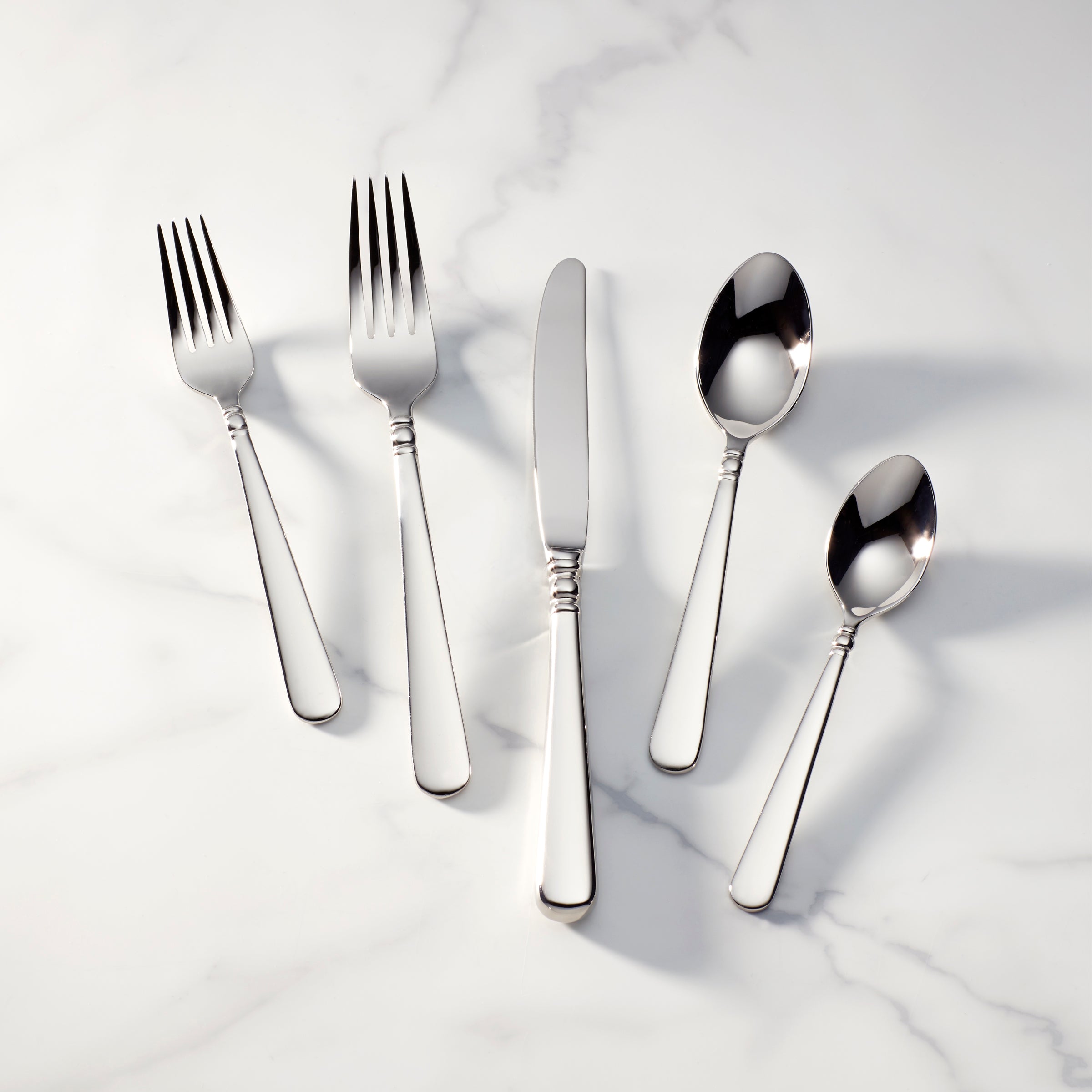 Pearl Platinum 5-Piece Place Setting