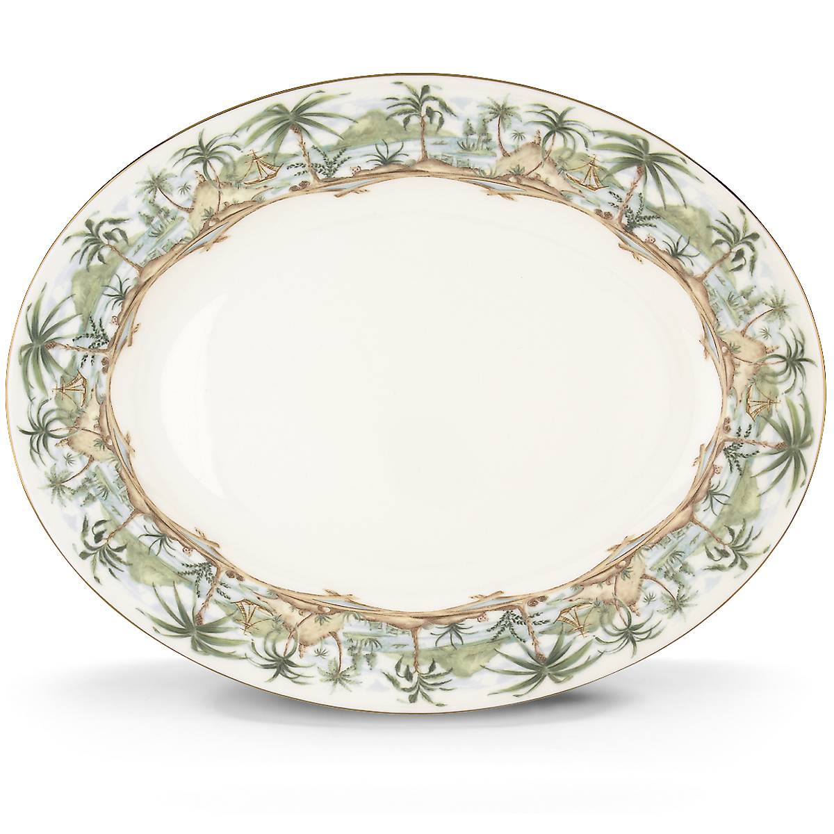 British Colonial Serving Platter