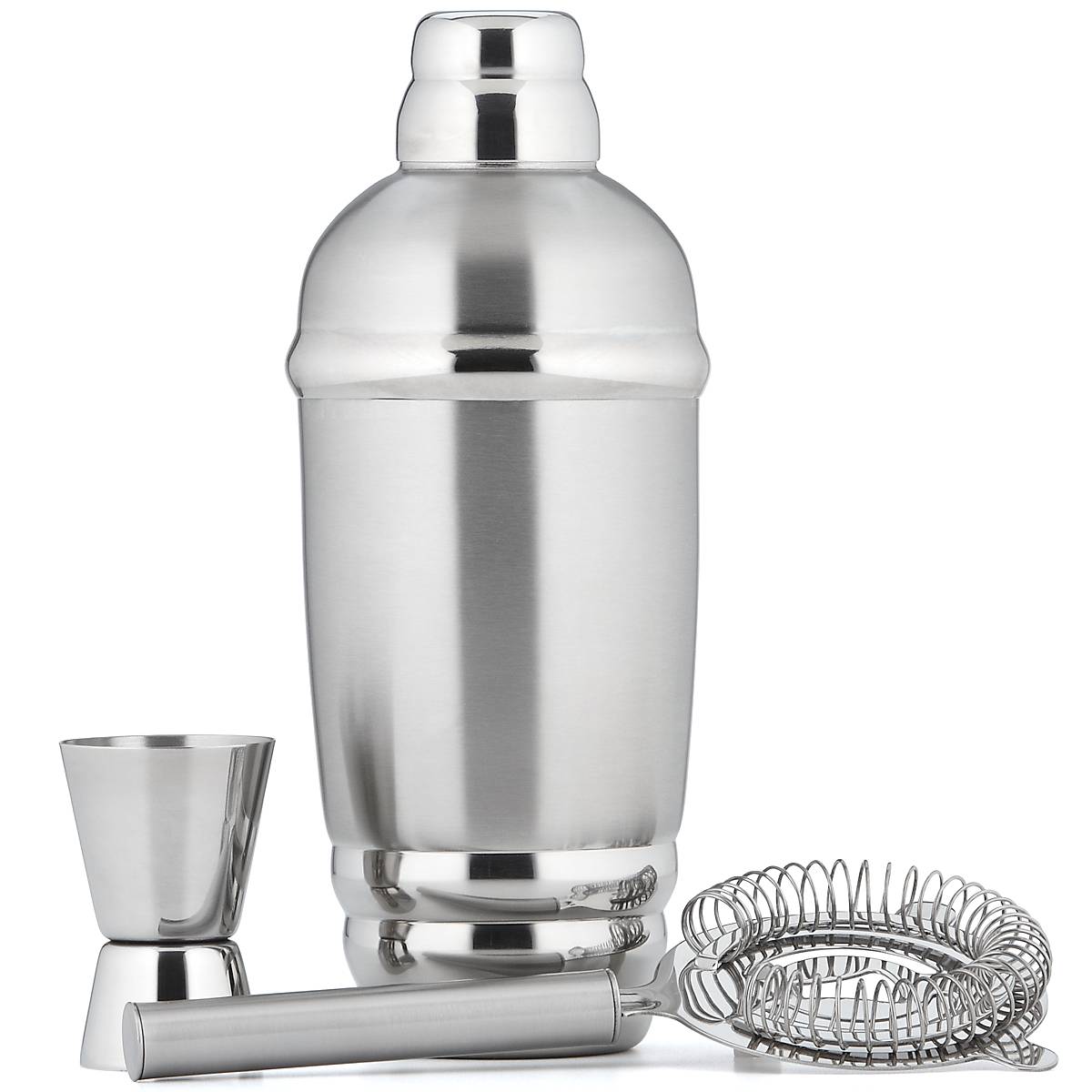 Tuscany Metal Shaker & Strainer Set