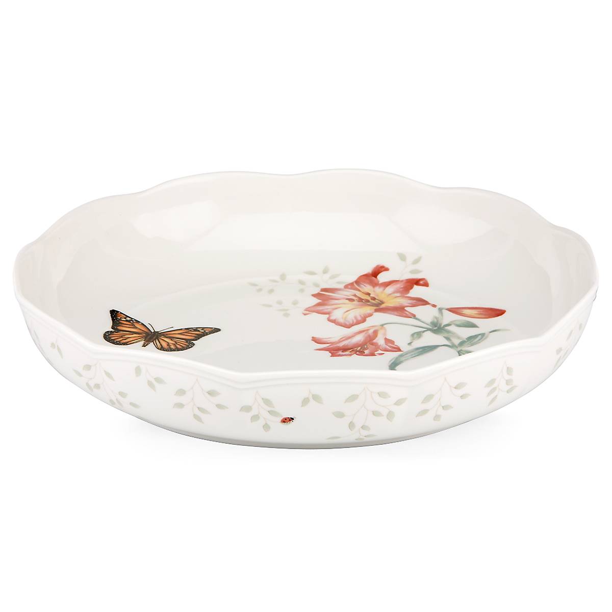 Butterfly Meadow Low Serving Bowl