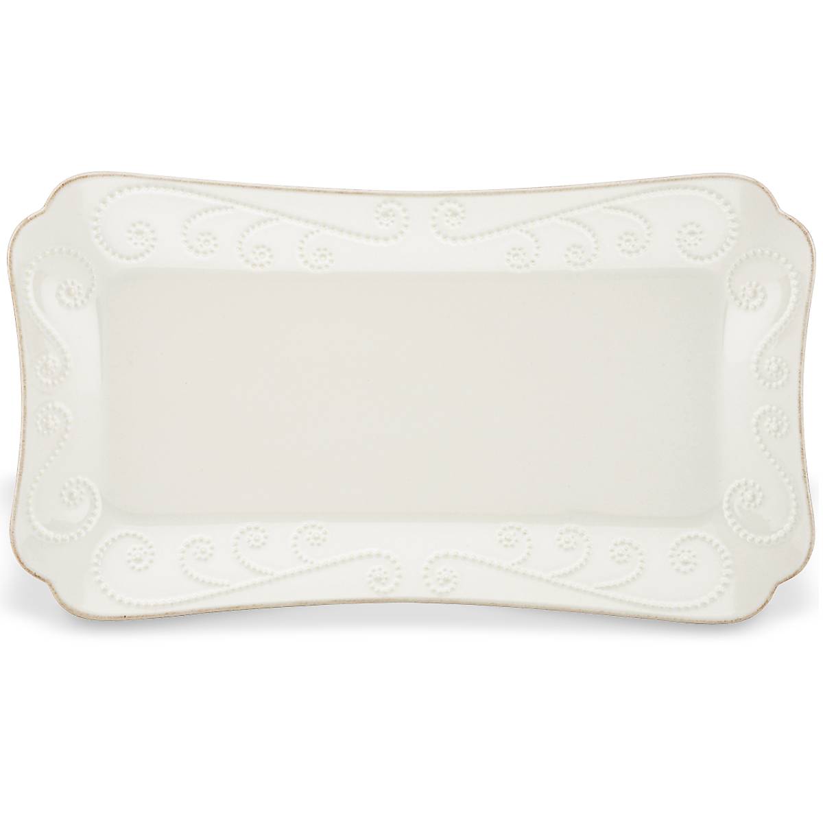 French Perle White Hors D'oeuvres Tray