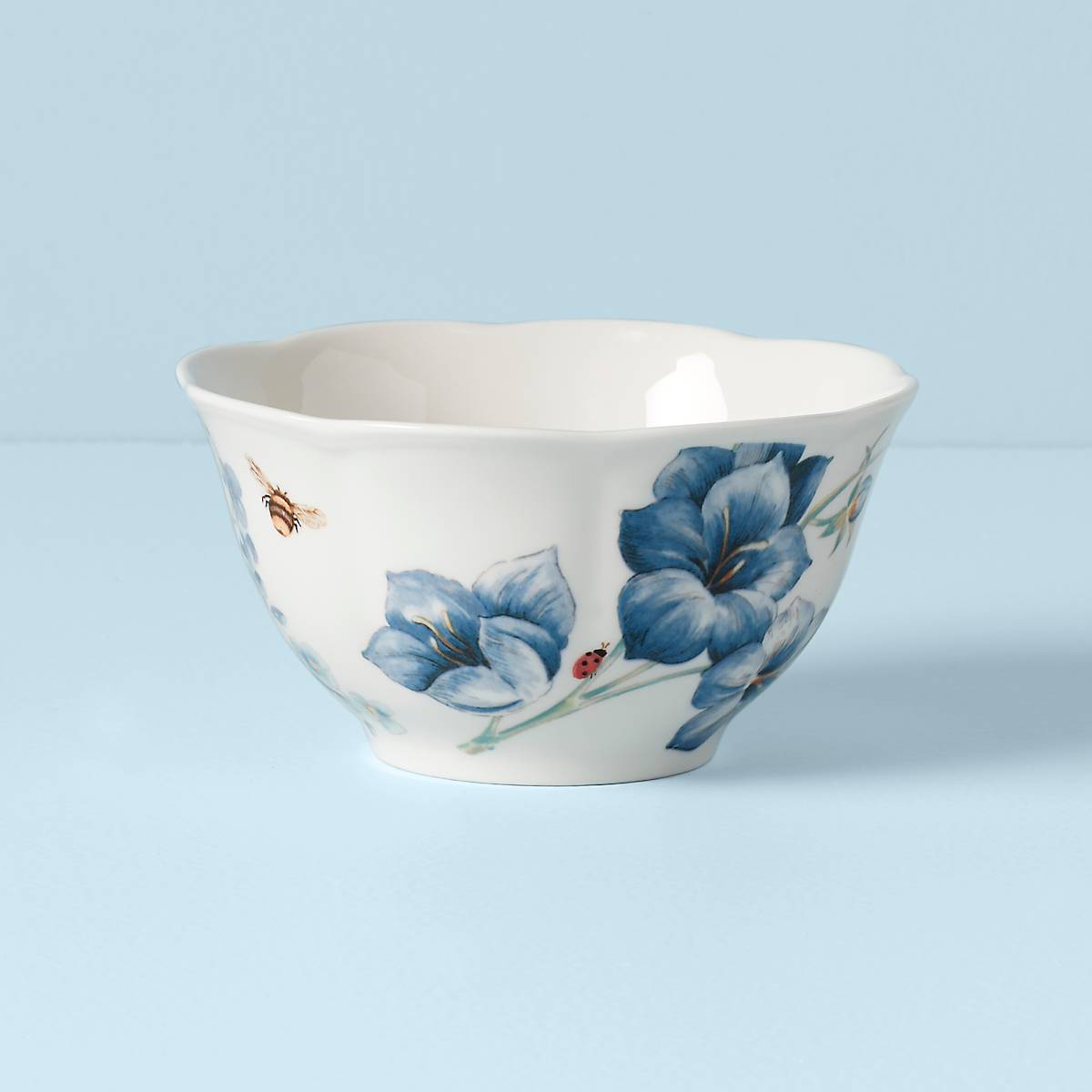 Butterfly Meadow Blue Rice Bowl Lenox Corporation