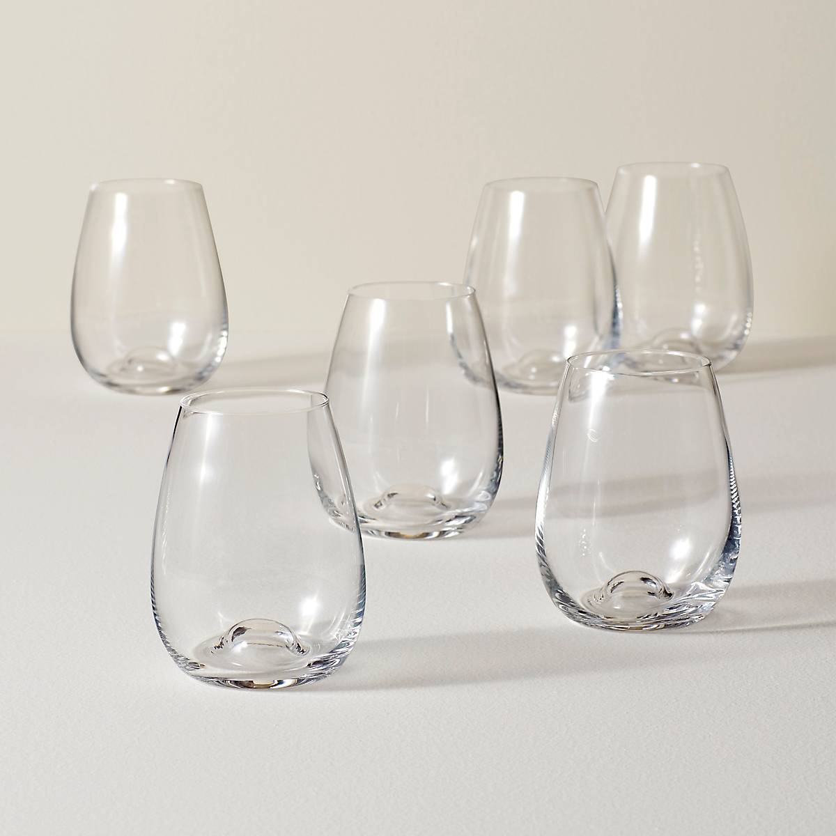 Tuscany Classics Stemless Glass Set Buy 4 Get 6 Lenox Corporation 5300