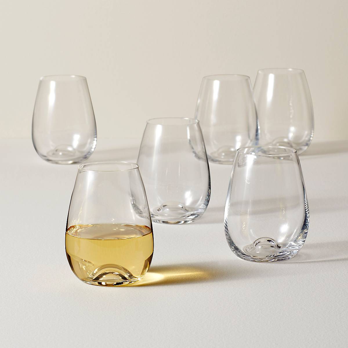 Livenza Stemless Wine Glasses / Set of 6 Assorted + sett – One Mercantile /  Sett