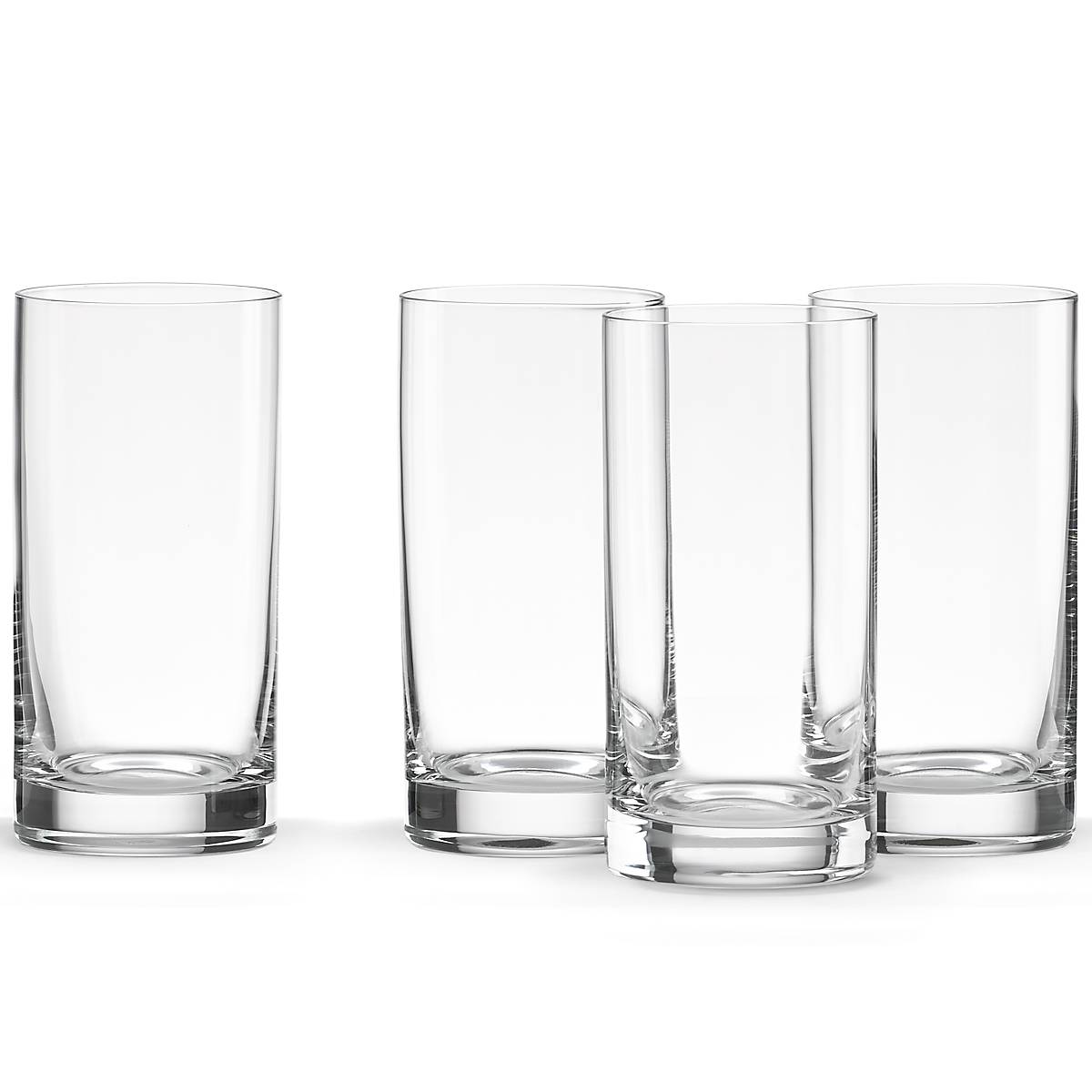 16oz set of 4 Mixed Color Glasses - Refresh Glass