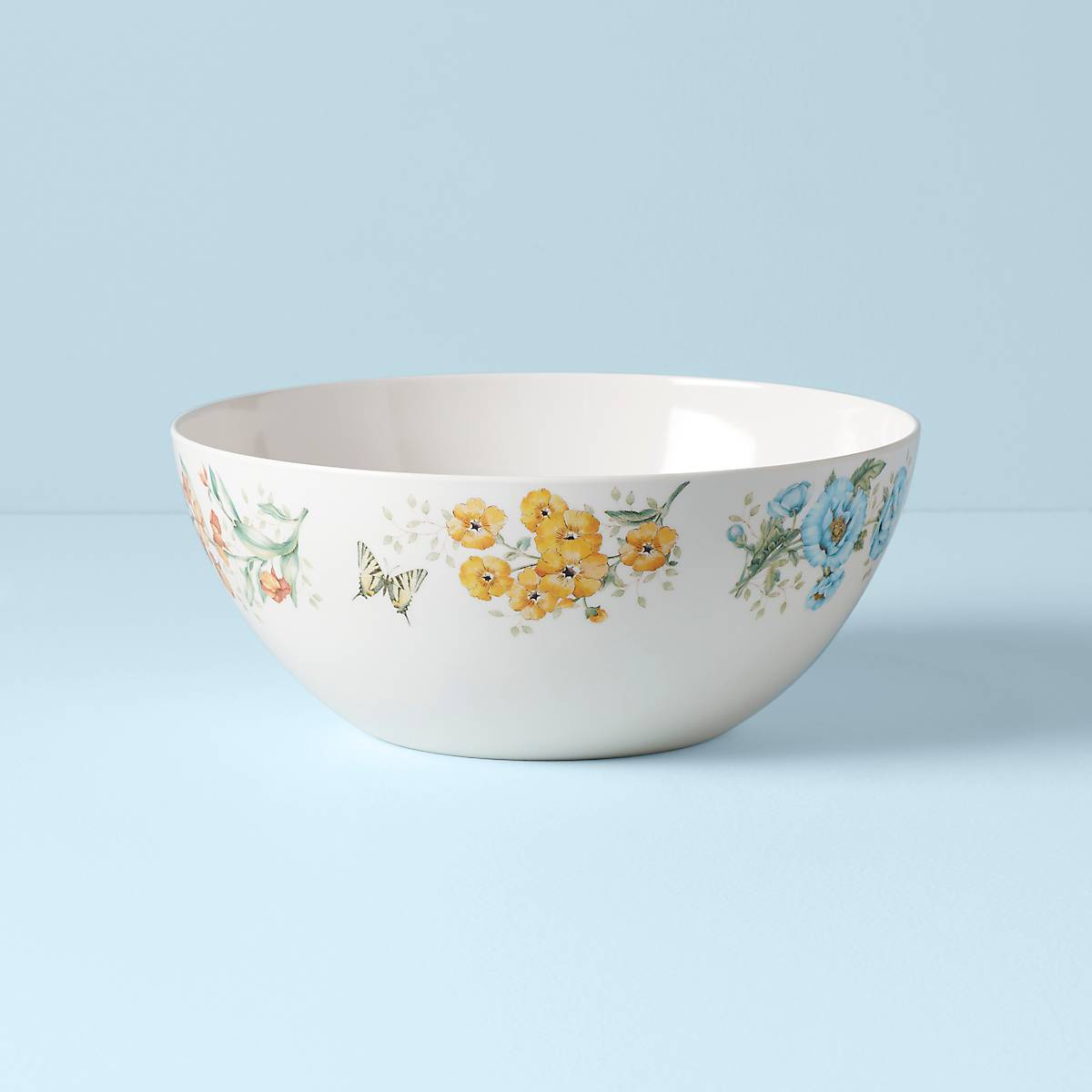 Butterfly Meadow Melamine Large Serving Bowl