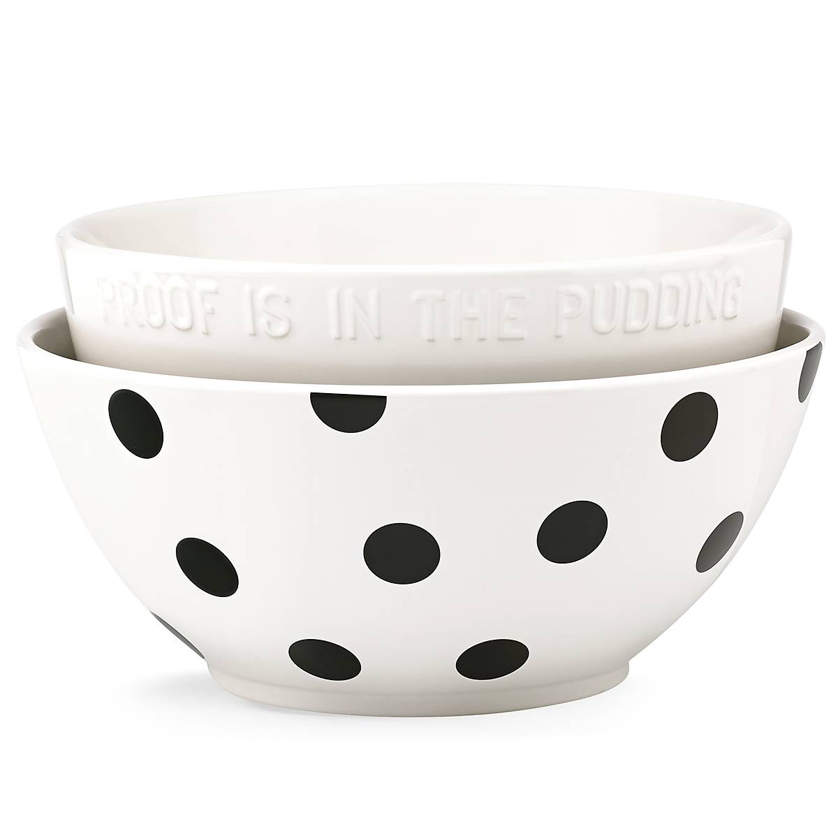 Deco Dot 2-Piece Mixing Bowl Set