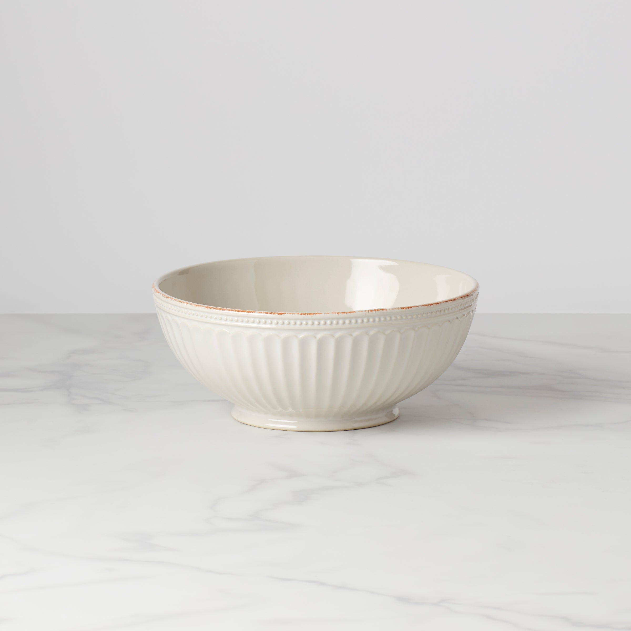 French Perle Groove ™ Medium Serving Bowl