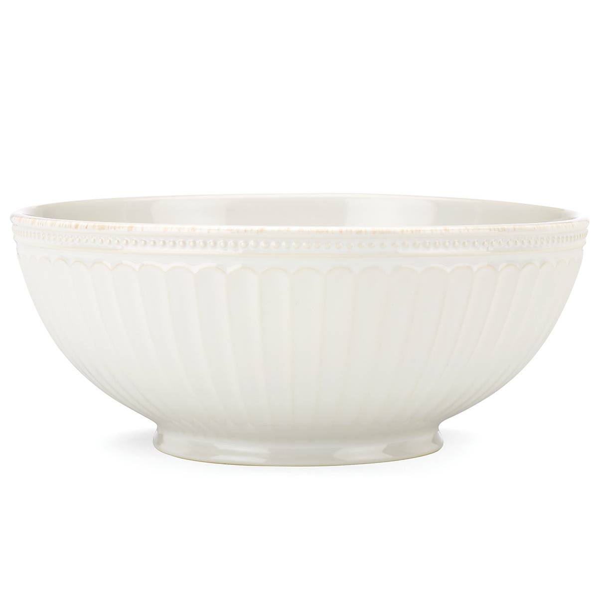 French Perle Groove ™ Medium Serving Bowl