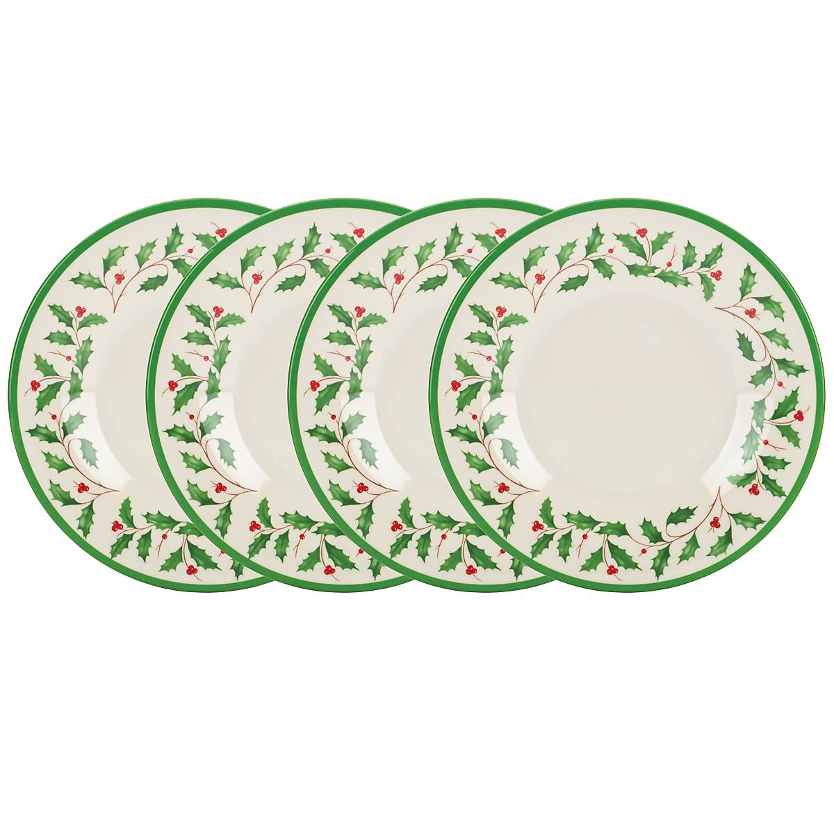 Holiday 4-Piece Melamine Accent Plate Set