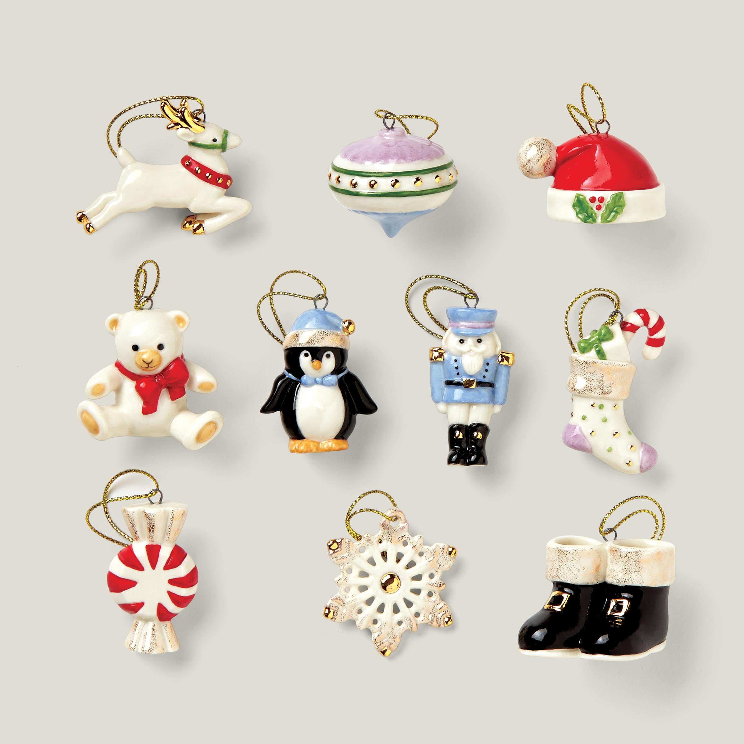 Christmas Memories 10-Piece Ornament Set