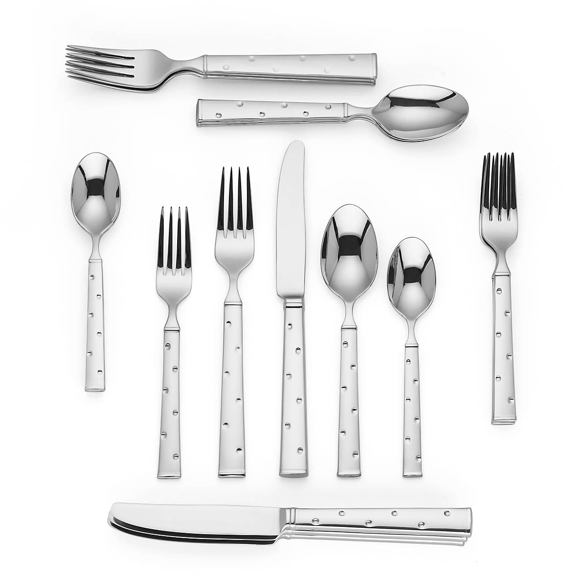 Larabee Dot 20-Piece Flatware Set