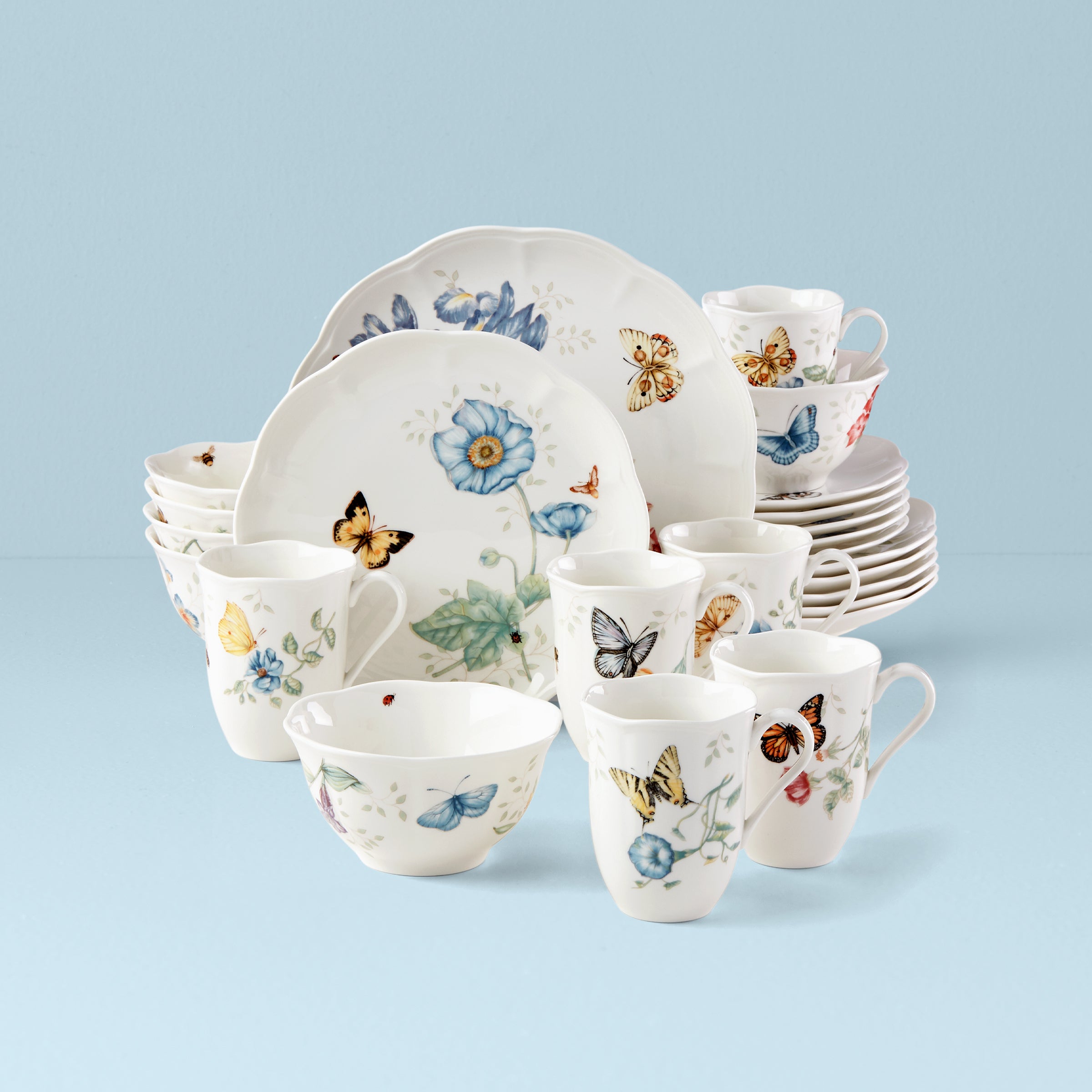  Lenox 806735 Butterfly Meadow Porcelain All-Purpose