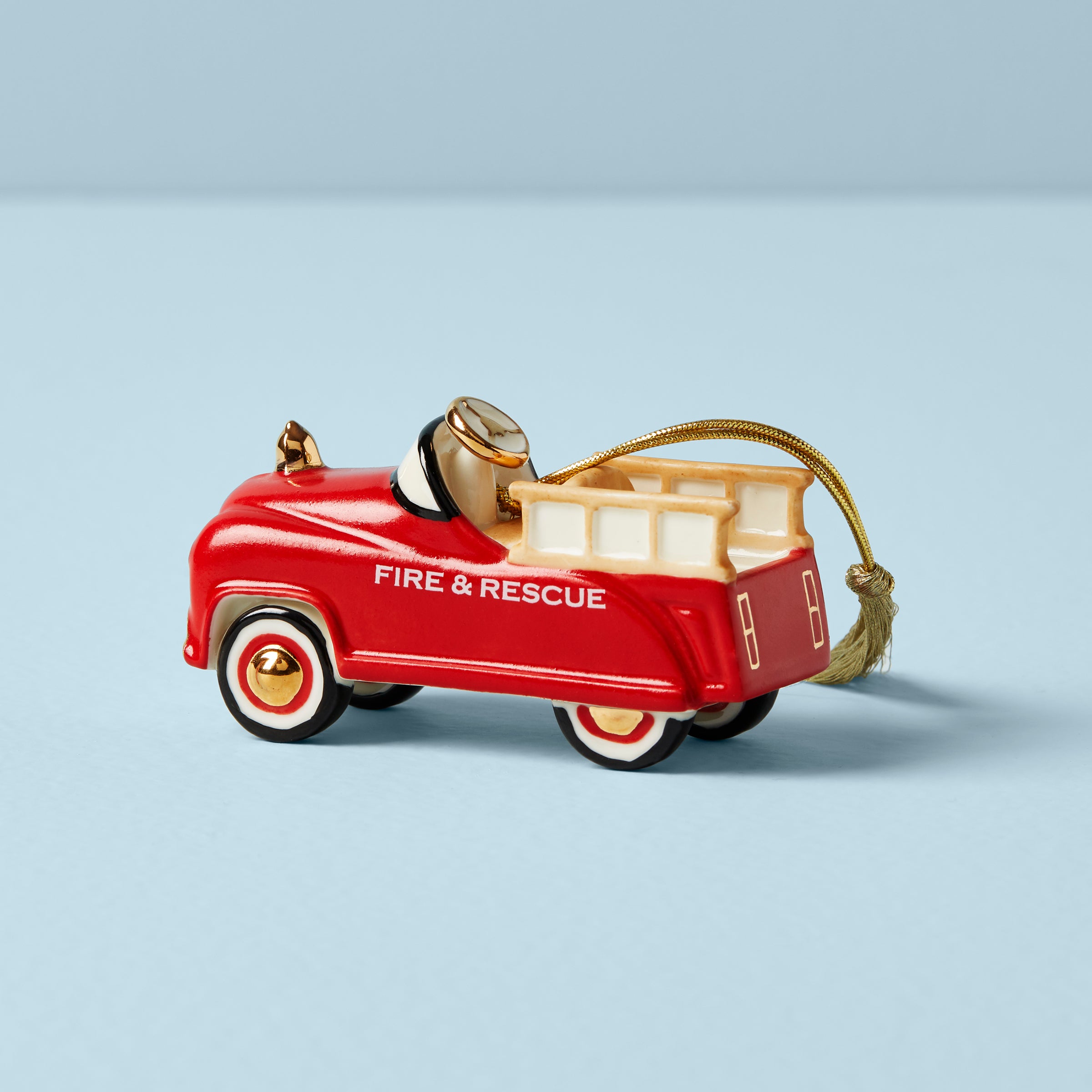 Personalized My Vintage Toy Fire Truck Ornament