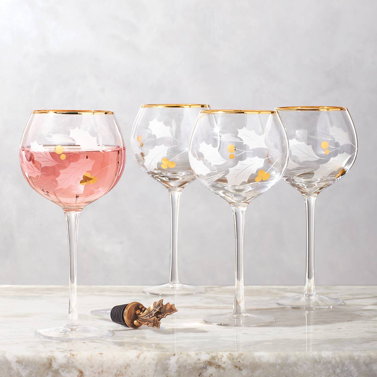 Holiday 3-Piece Decanter & Wine Glasses Set - Lenox