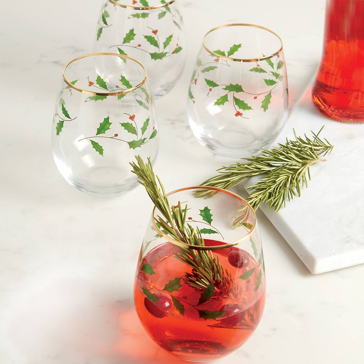 Lenox 4-piece Holiday Wine Glass Set 