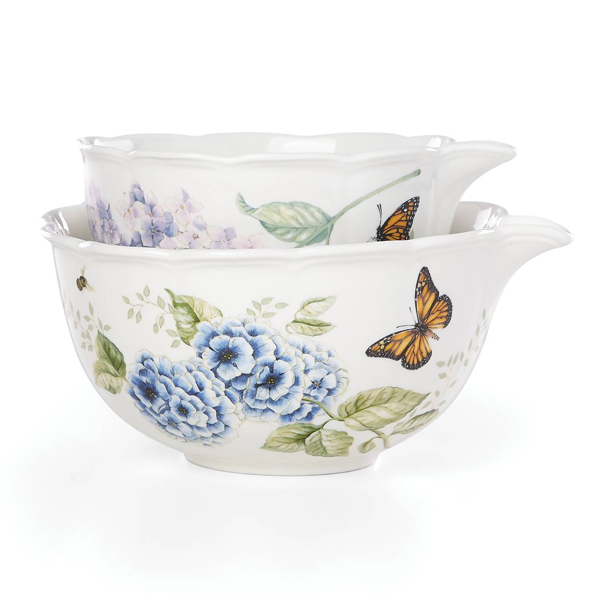 Butterfly Meadow 2-Piece Nesting Bowl Set – Lenox Corporation