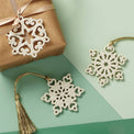 Mini Snowflake 3-Piece Ornament Set