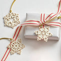 Mini Snowflake 3-Piece Ornament Set