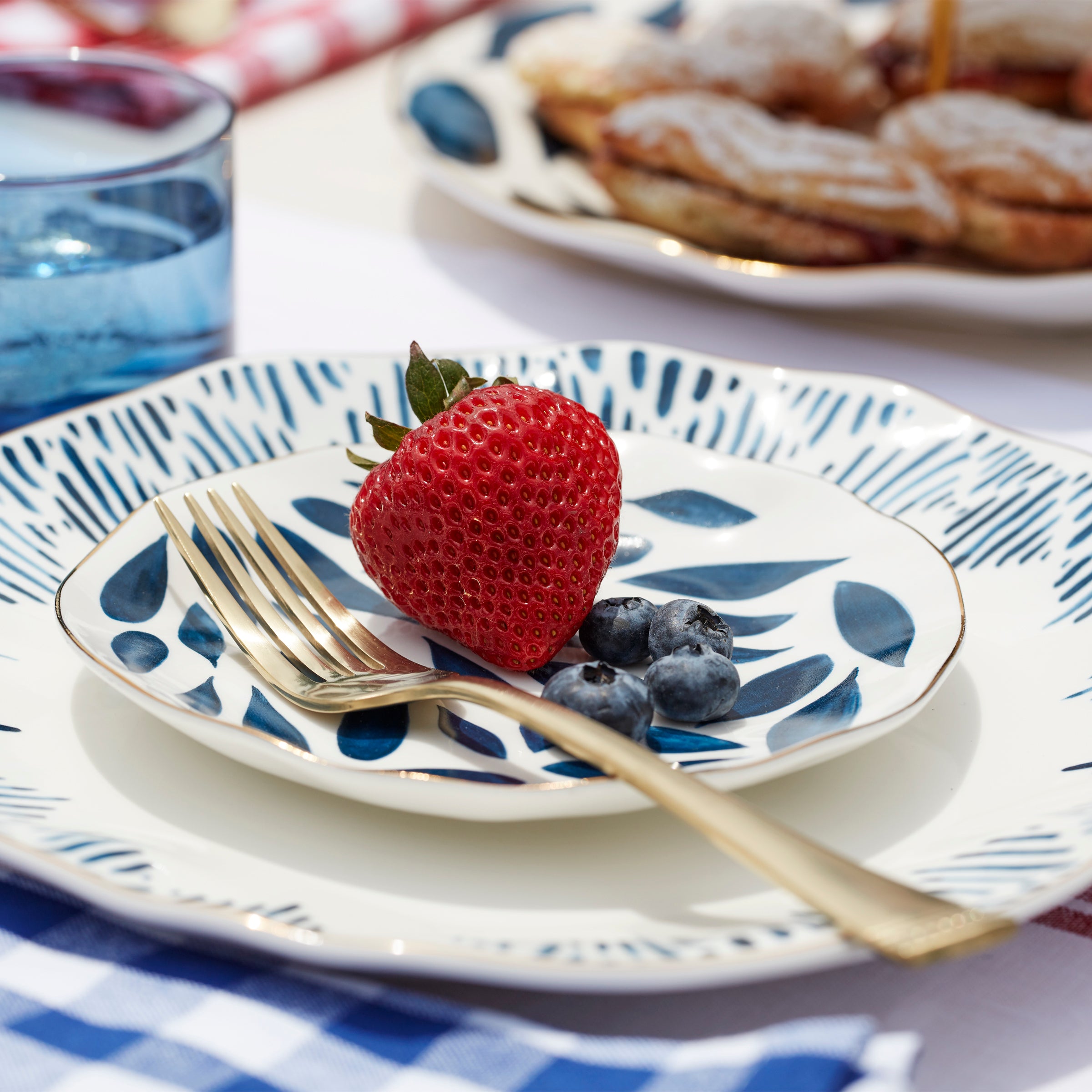 Blue Bay™ 4-Piece Tidbit Plate Set