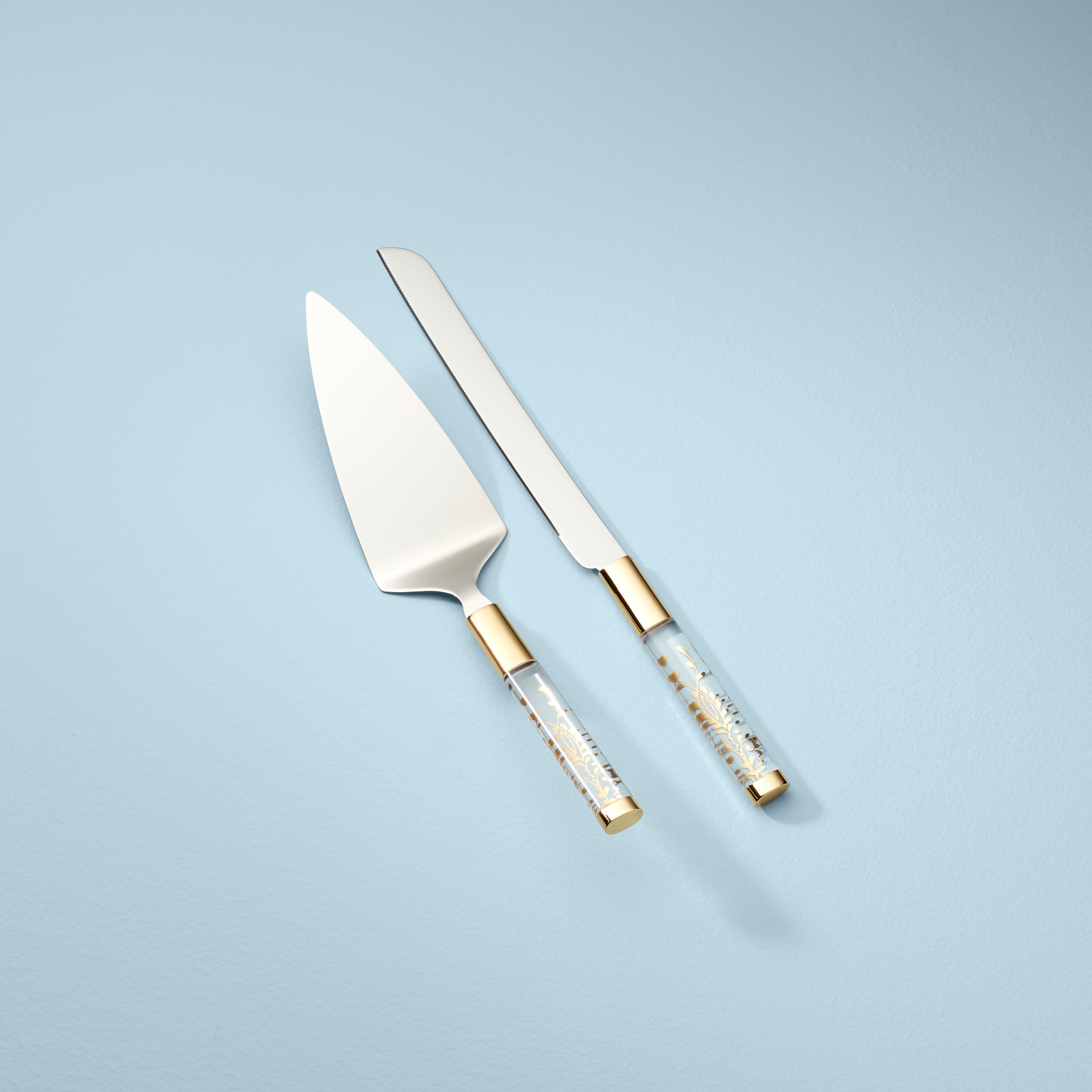 Opal Innocence Flourish 2-Piece Cake Knife & Server Set