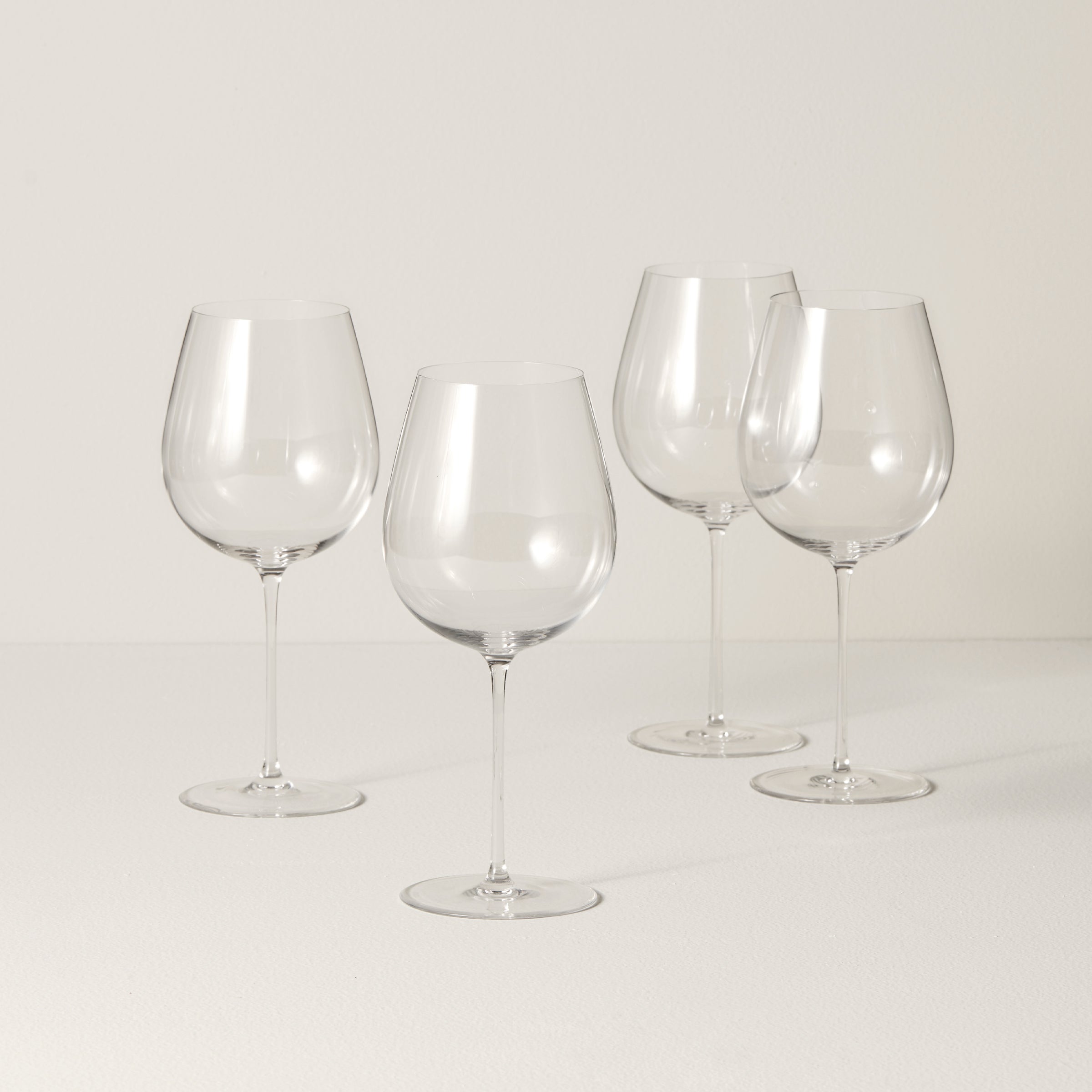 12 oz. Stemmed Swirl Acrylic Wine Glasses Set (Set of 4)