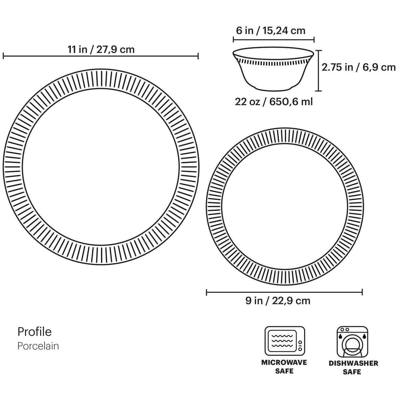 Profile 12-Piece Dinnerware Set – Lenox Corporation