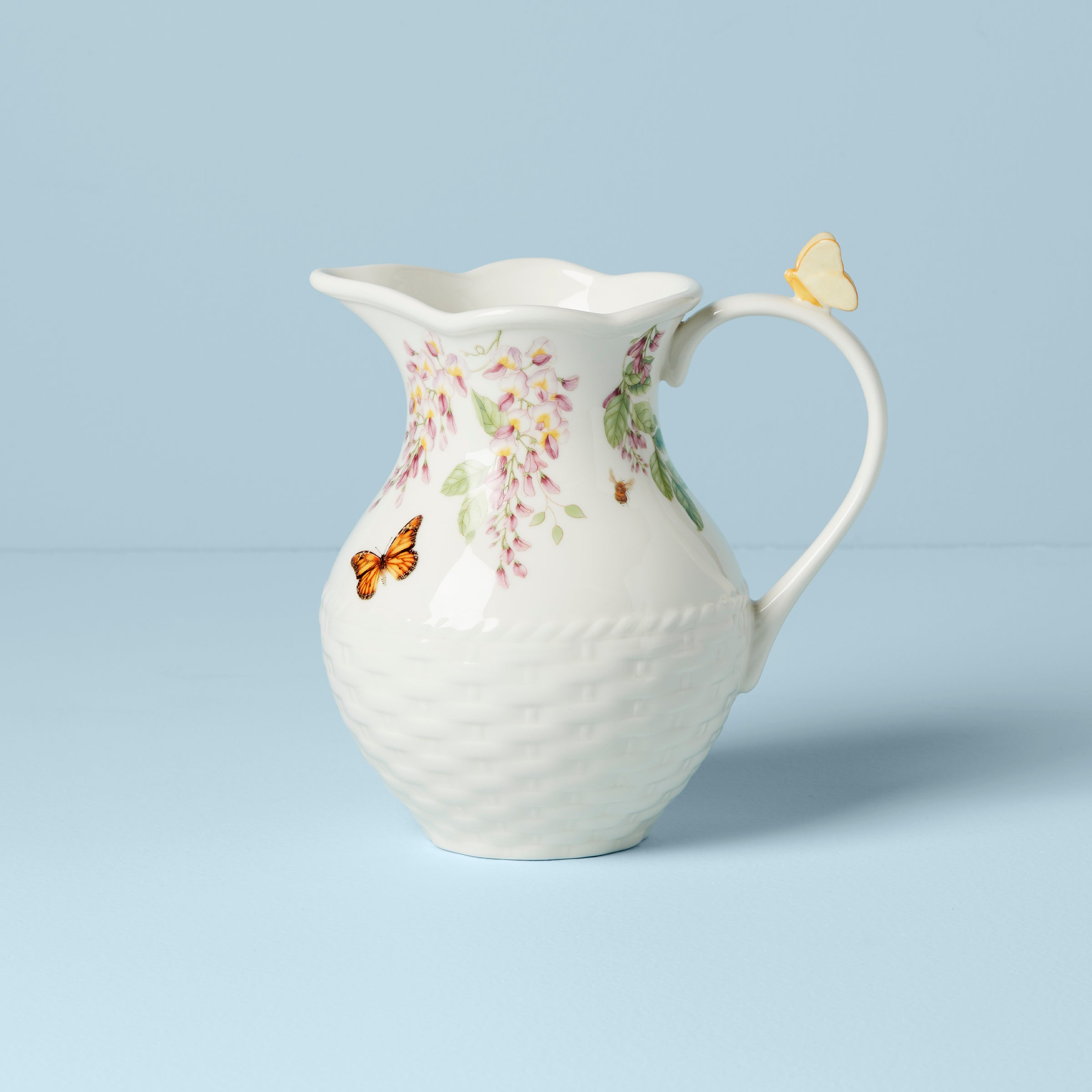 Lenox Butterfly Meadows figural Frog sold Pitcher 72 oz