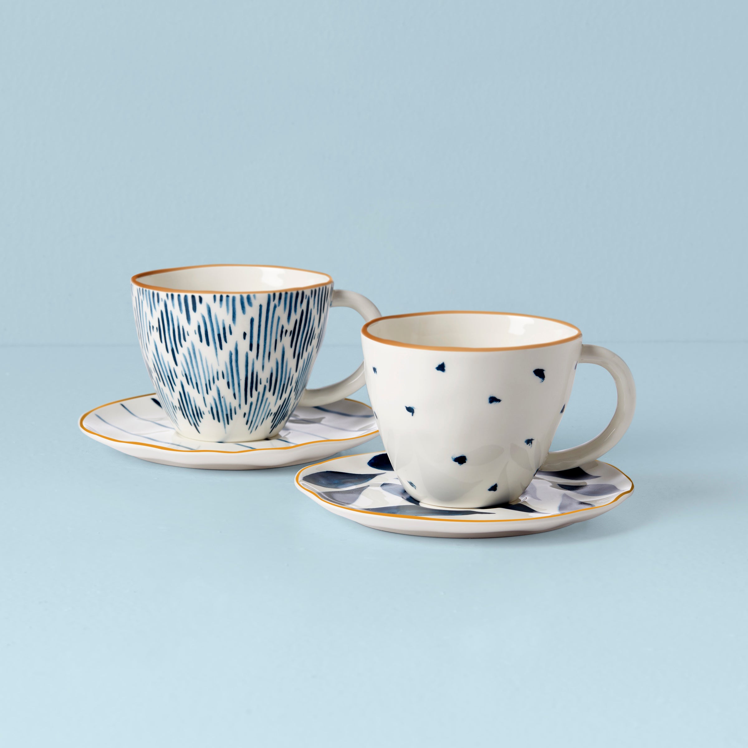 Vintage Lenox “Harvest” Teacup and Saucer American Tea Cup Set