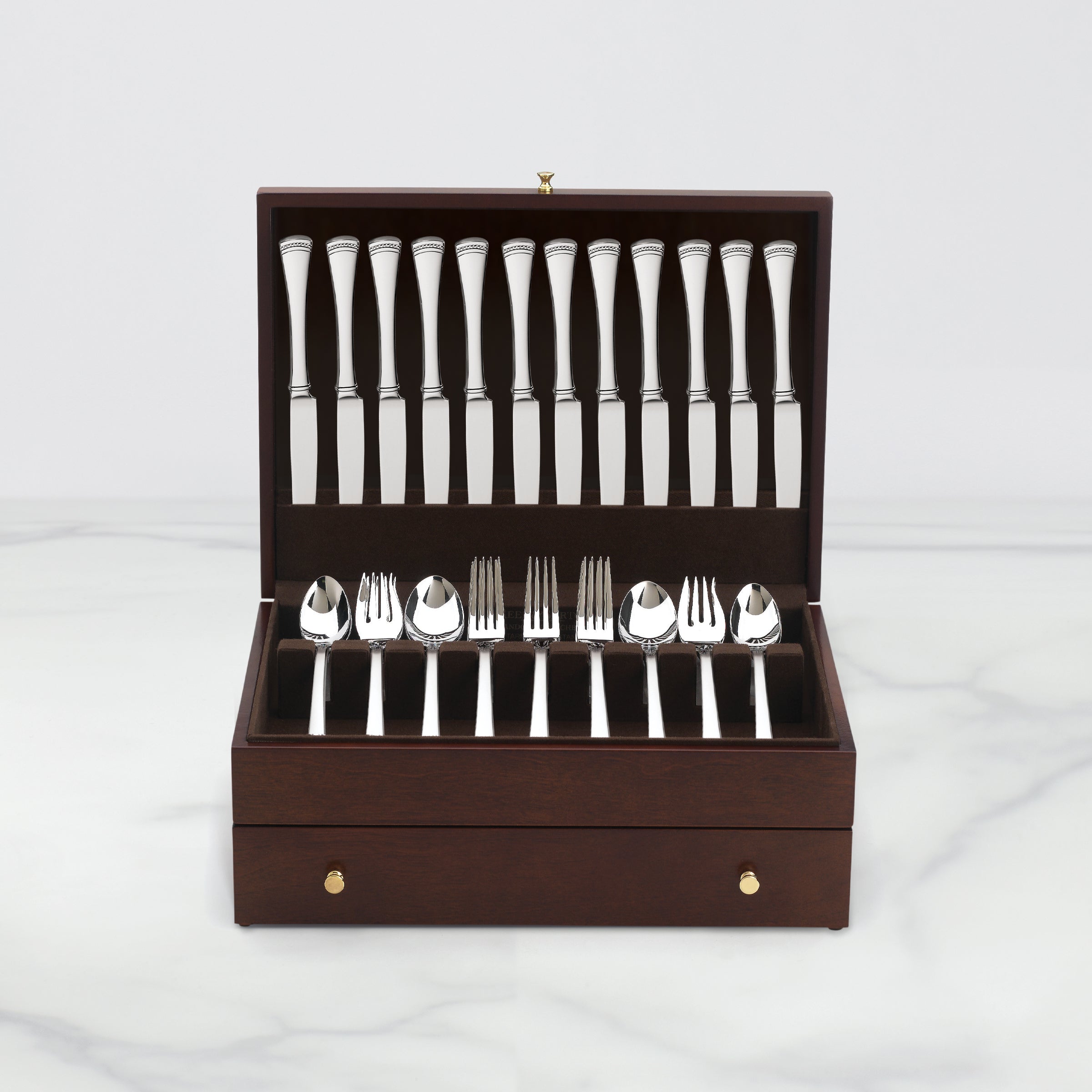 Mahogany Flatware Chest