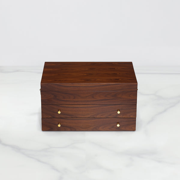 Personalized Rosewood Flatware Chest - Lenox